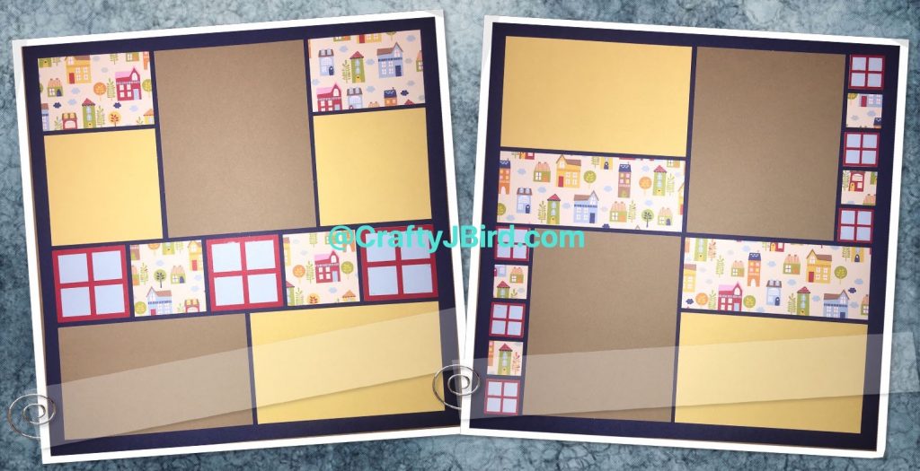 Mosaic Moments Around the Block -- Visit CraftyJBird.com for more info....