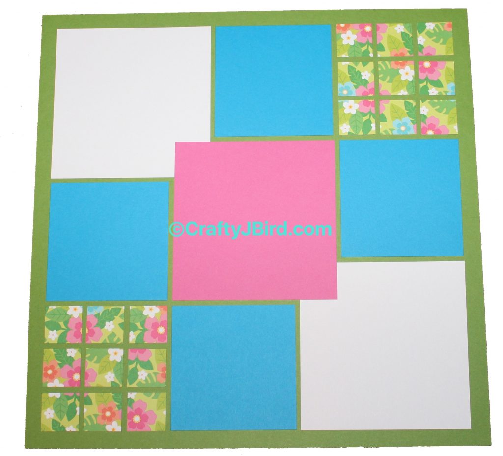 Mosaic Moments Island Blooms -- Visit CraftyJBird.com for more info...