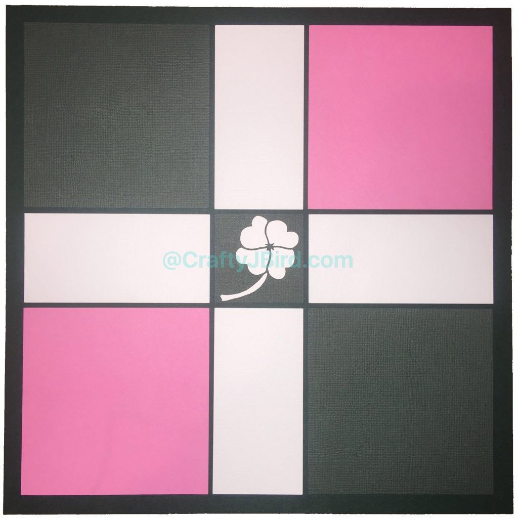 Hearts of Luck Double Page Layout -- Visit CraftyJBird.com for more info.. 