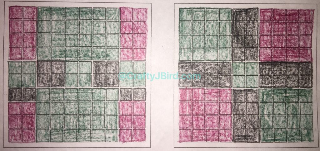 Hearts of Luck Double Page Layout -- Visit CraftyJBird.com for more info..