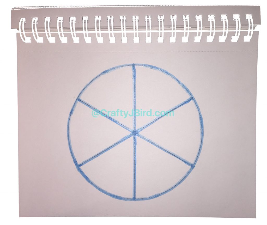 Making My Color Wheel -- Visit CraftyJBIrd.com for more info...