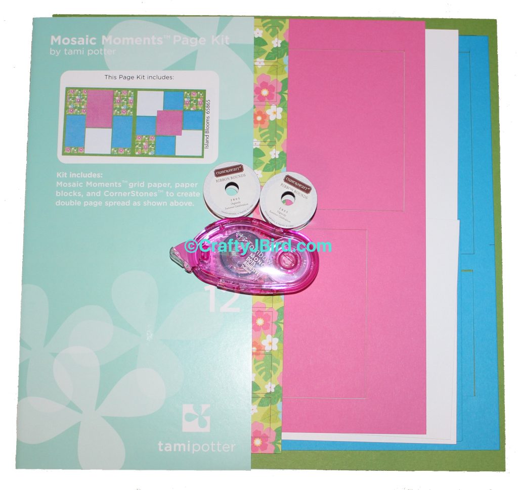 Mosaic Moments Island Blooms -- Visit CraftyJBird.com for more info...