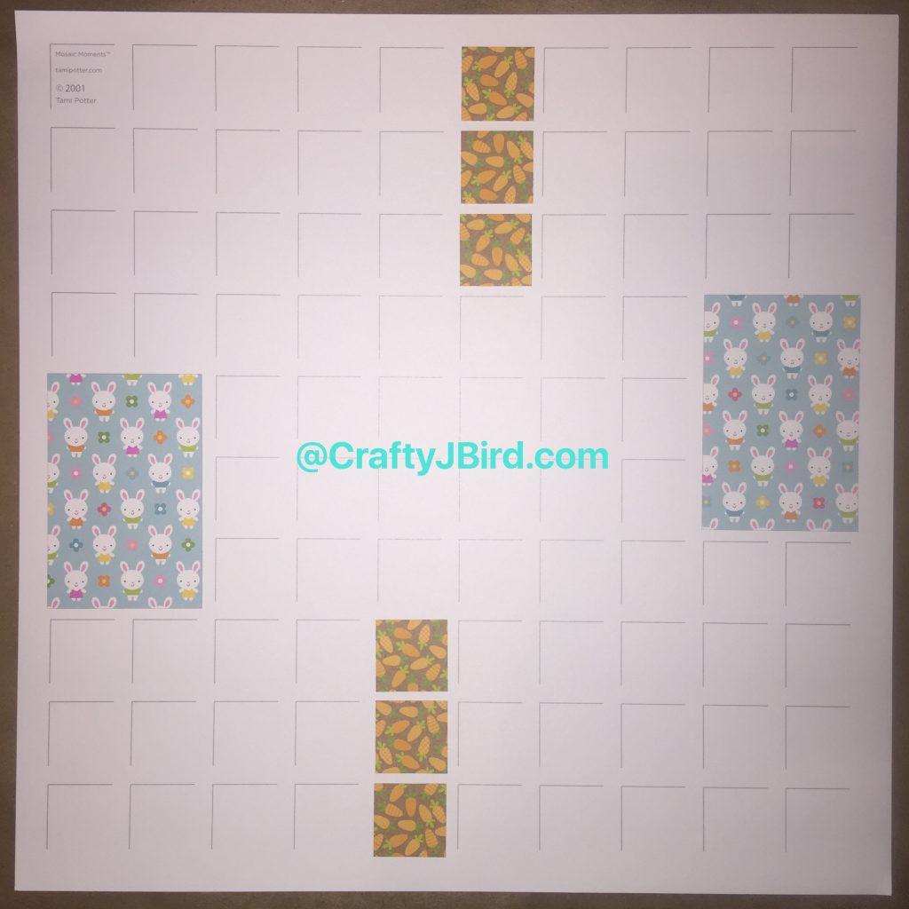 Mosaic Moments Bunny Hop -- Visit CraftyJBird.com for more info...