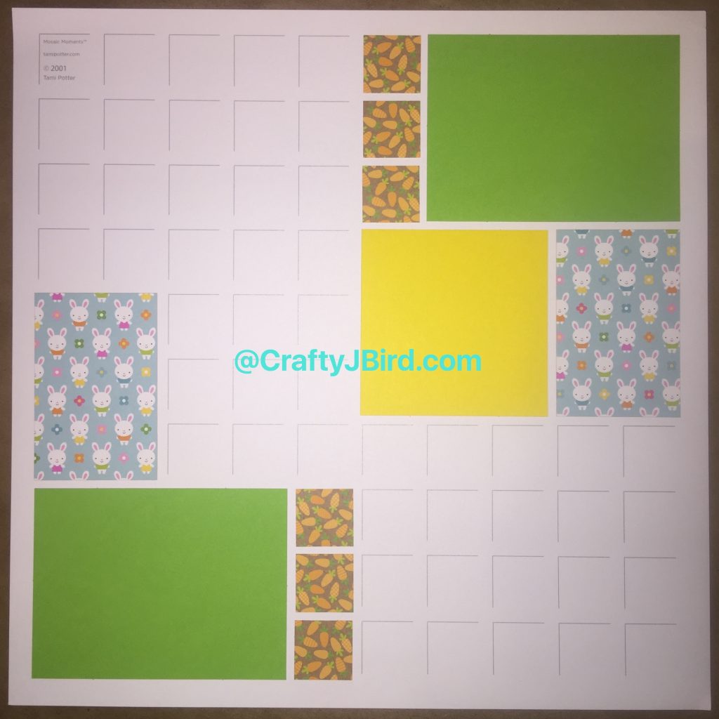 Mosaic Moments Bunny Hop -- Visit CraftyJBird.com for more info...