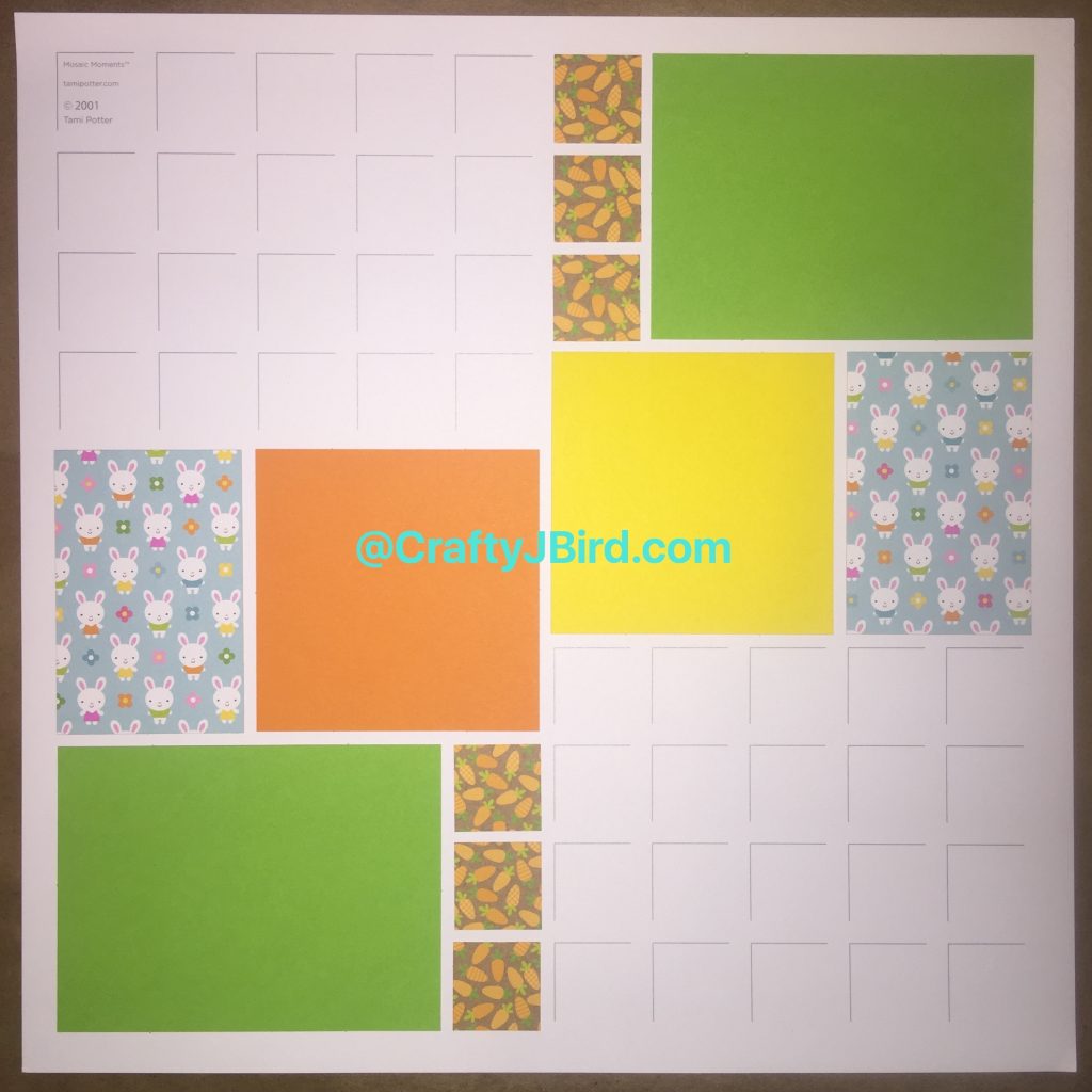 Mosaic Moments Bunny Hop -- Visit CraftyJBird.com for more info...