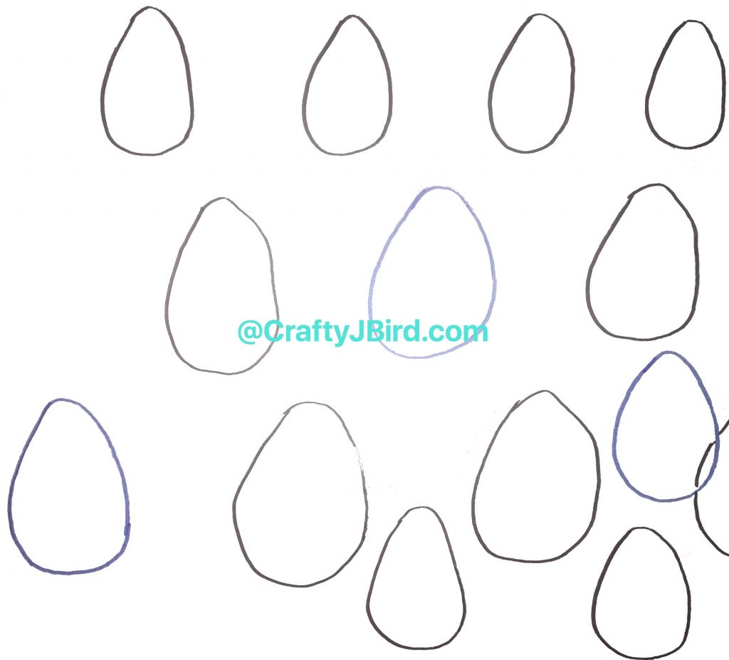 Easter Egg Drawing -- Visit CraftyJBird.com for more info... 