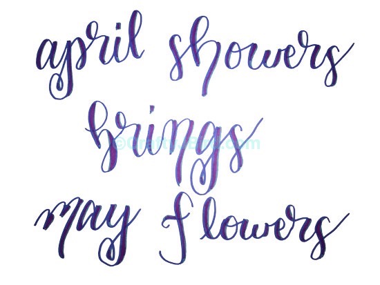 April Showers Brings May Flowers -- Visit CraftyJBird.com for more info...